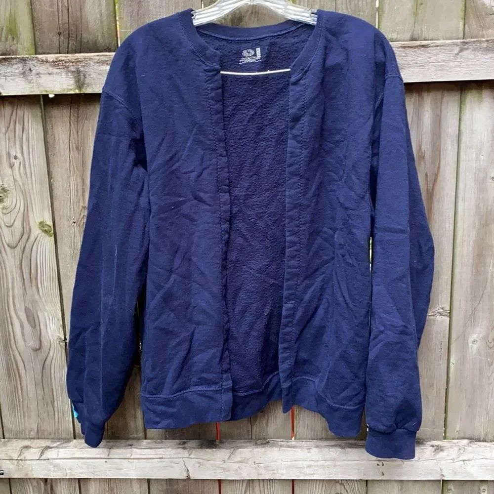 Fruit of the loom open sweatshirt sz. M